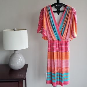 JAX Colorful Striped Dress
